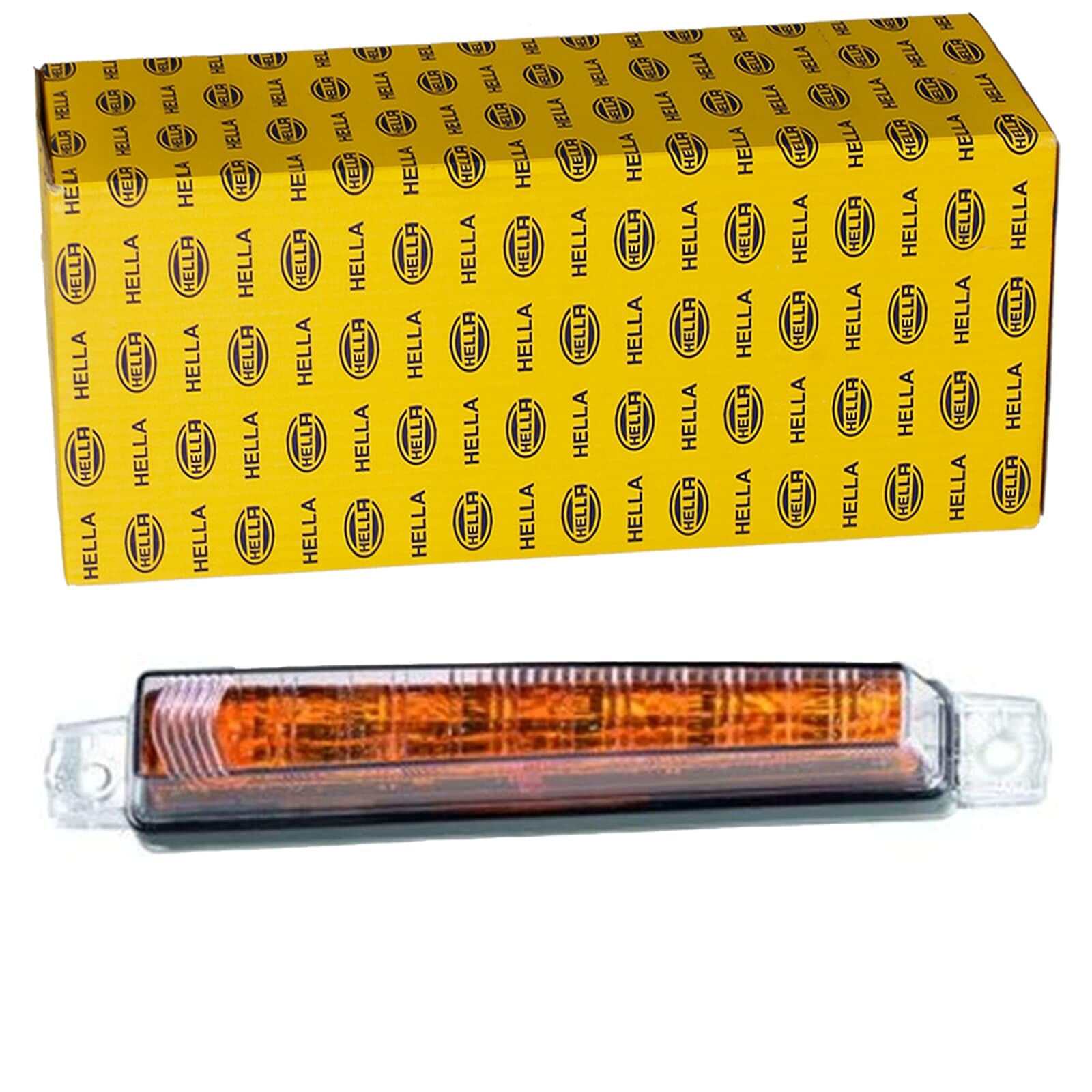 HELLA 2BA 012 846-211 Piloto intermitente - LED - 24V - montaje exterior/atornillado - Color de tulipa: transparente - Cable: 400mm - Conector: extremos de cable abiertos - delante - Cant.: 1