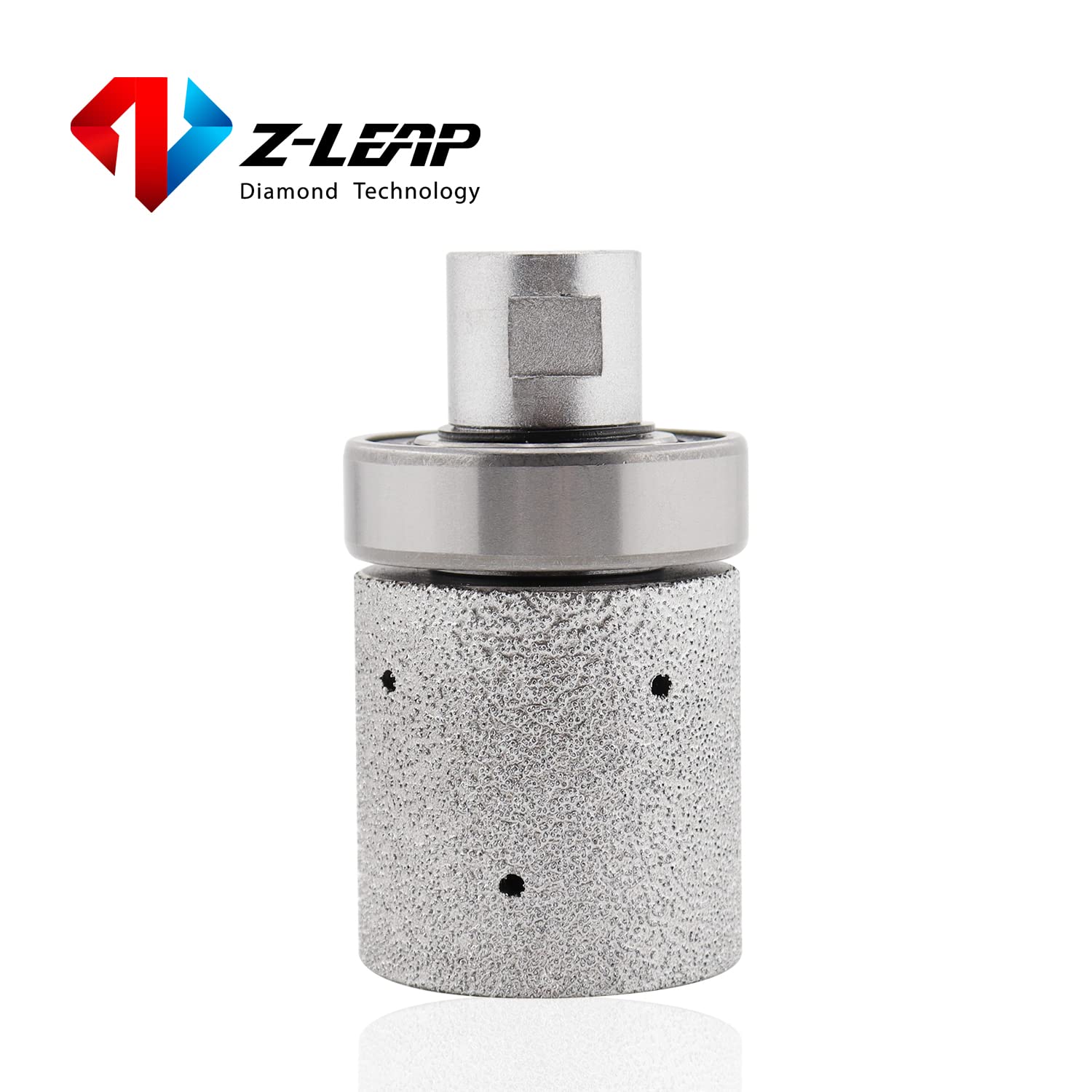 2 pollici vuoto brasato diamante grezzo dito fresatura bit rettifica tamburo ruota per piastrelle porcellana ceramica marmo cemento con 5/8-11 filo