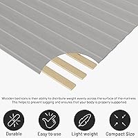 Vista 4 de Treaton, Pizarra horizontal de madera de 0.75 pulgadas, 72 x 54 pulgadas, gris