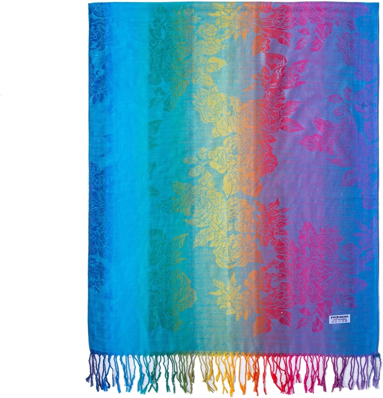 AUSEKALY Colourful Shawl Wraps for Women Scarf Pashmina Feel Causal Prayer Shawls Indian Dupatta Scarves - Image 6