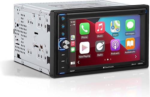 Planet Audio P70CPA Apple CarPlay Android Auto 7 pulgadas doble Din pantalla táctil unidad principal de llamadas de audio Bluetooth receptor de