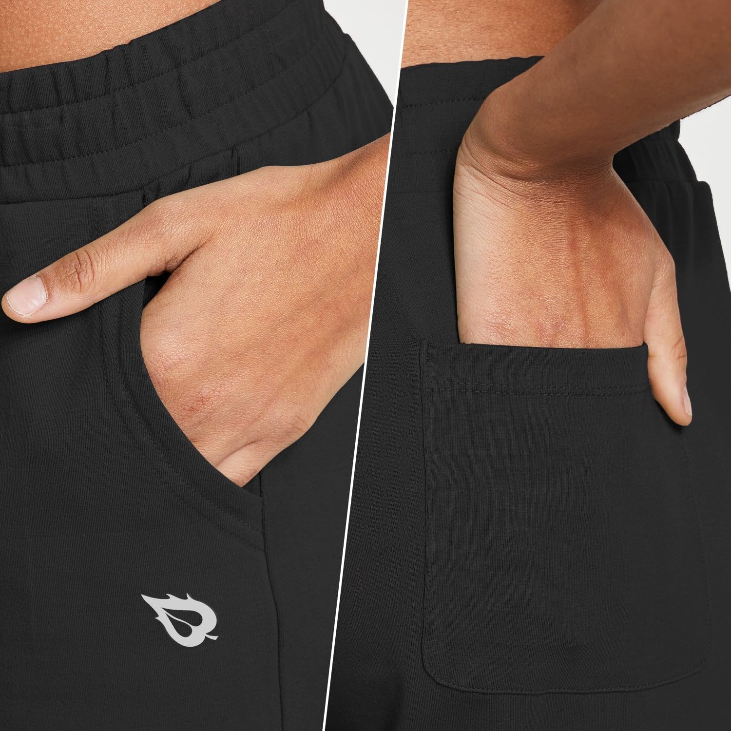 baleaf Womens Sweatpants Cotton Joggers with Pockets Lounge Sweat Pants Tapered Casual Running Workout Yoga - Image 4