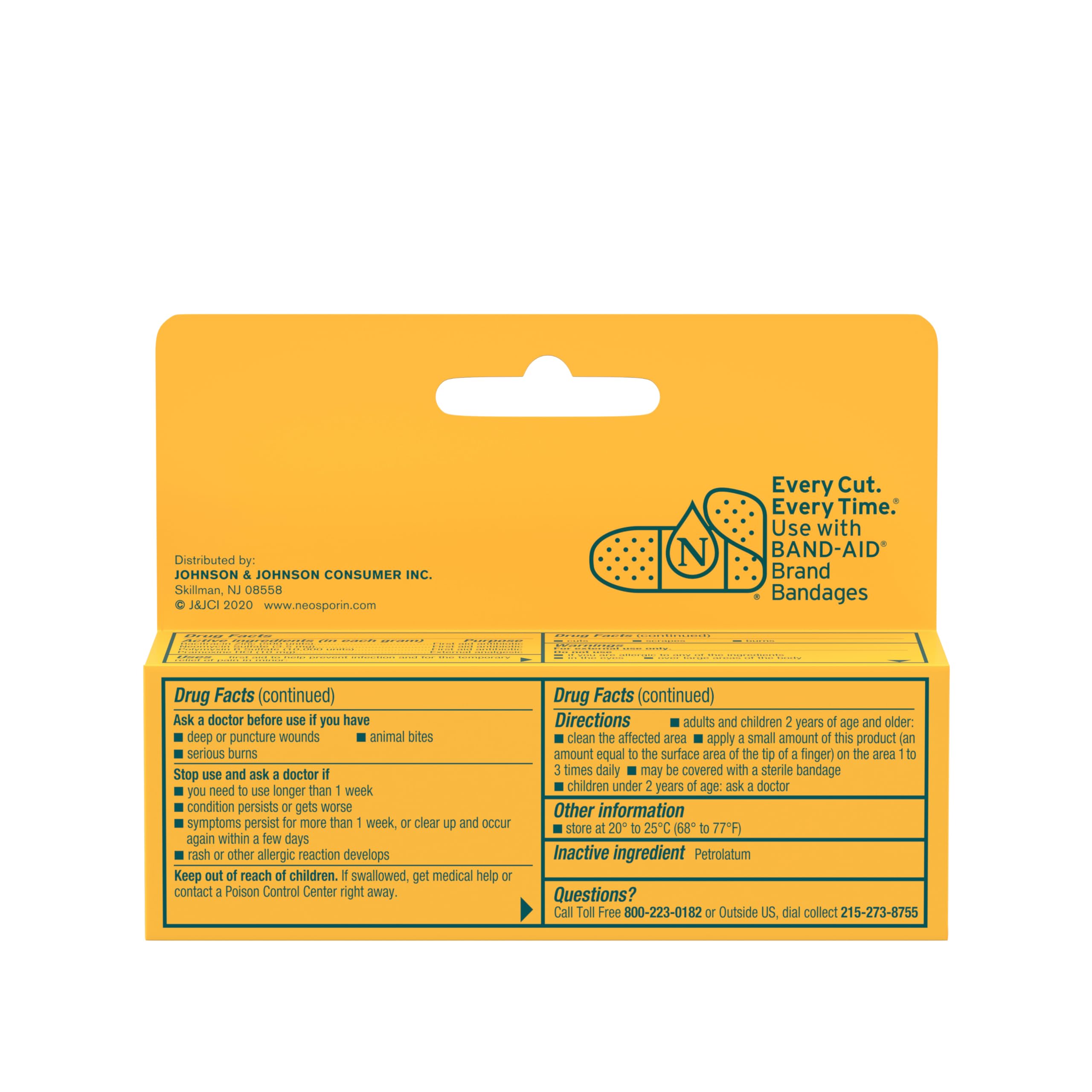 Neosporin + Pain Relief Dual Action Triple Antibiotic Ointment, 0.5 oz — Amazon image 9