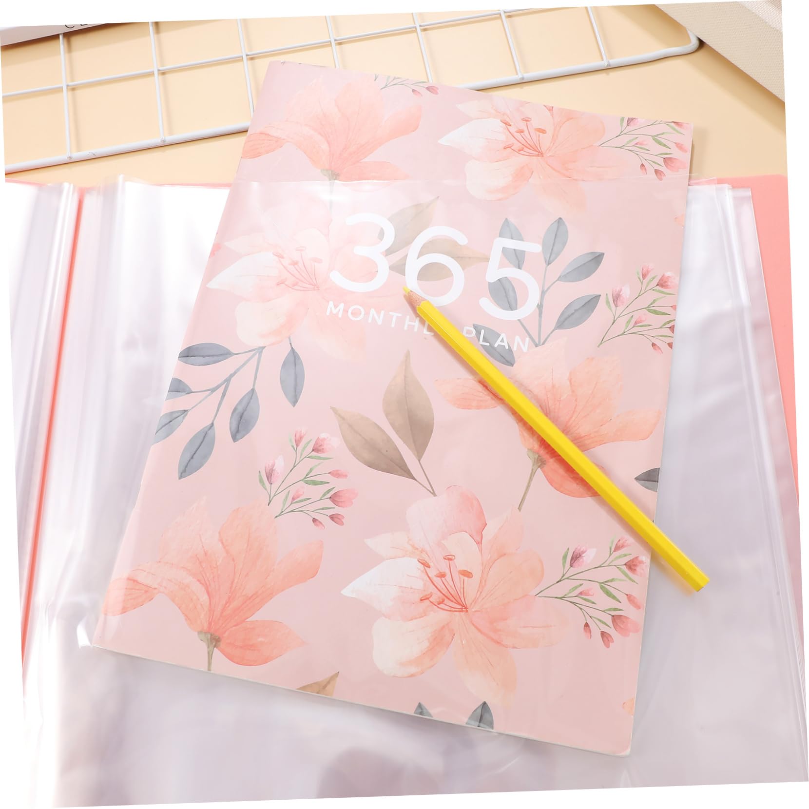 KOMBIUDA Set da 3 Raccoglitori per Portfolio A3 con 40 Pagine, Resistente in Plastica, Grande Capacità di Archiviazione per Riunioni e Scuole