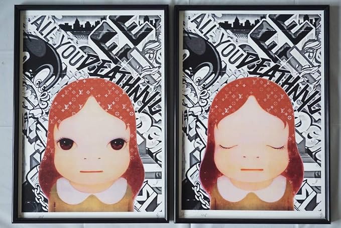 Death NYC ART PRINT Ltd Ed奈良美智/ヴィトン/フラワー 版画 death