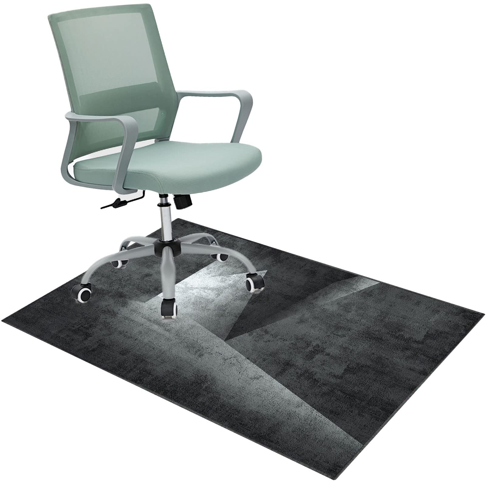 EYZO 140 × 180 cm Office Chair Mat For Hardwood Floor Mat For Carpeted Floor Protector Mat For Desk Computer Gaming Chair Mat Protector Chair Carpet For Home Office Protects Floors Anti-skidding
