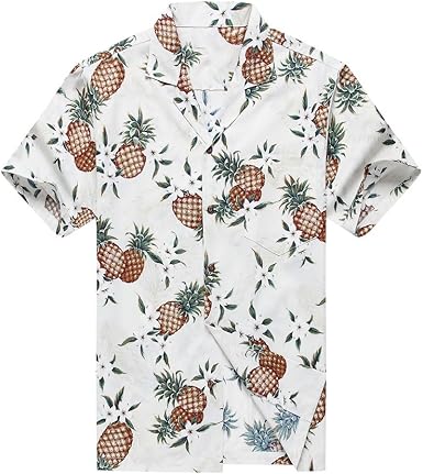 white pineapple shirt