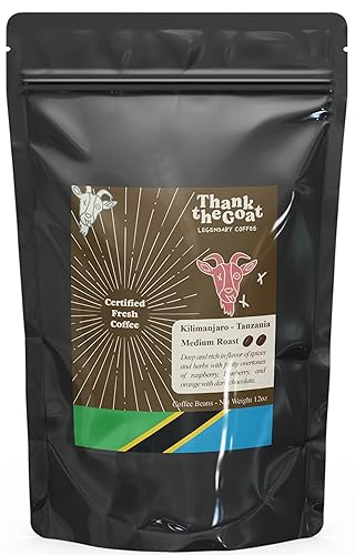 Miniatura 7 de Thank the Goat Made to Order Granos de café gourmet, recién tostados, tostado medio de Yirgacheffe, Etiopía, 12 oz.