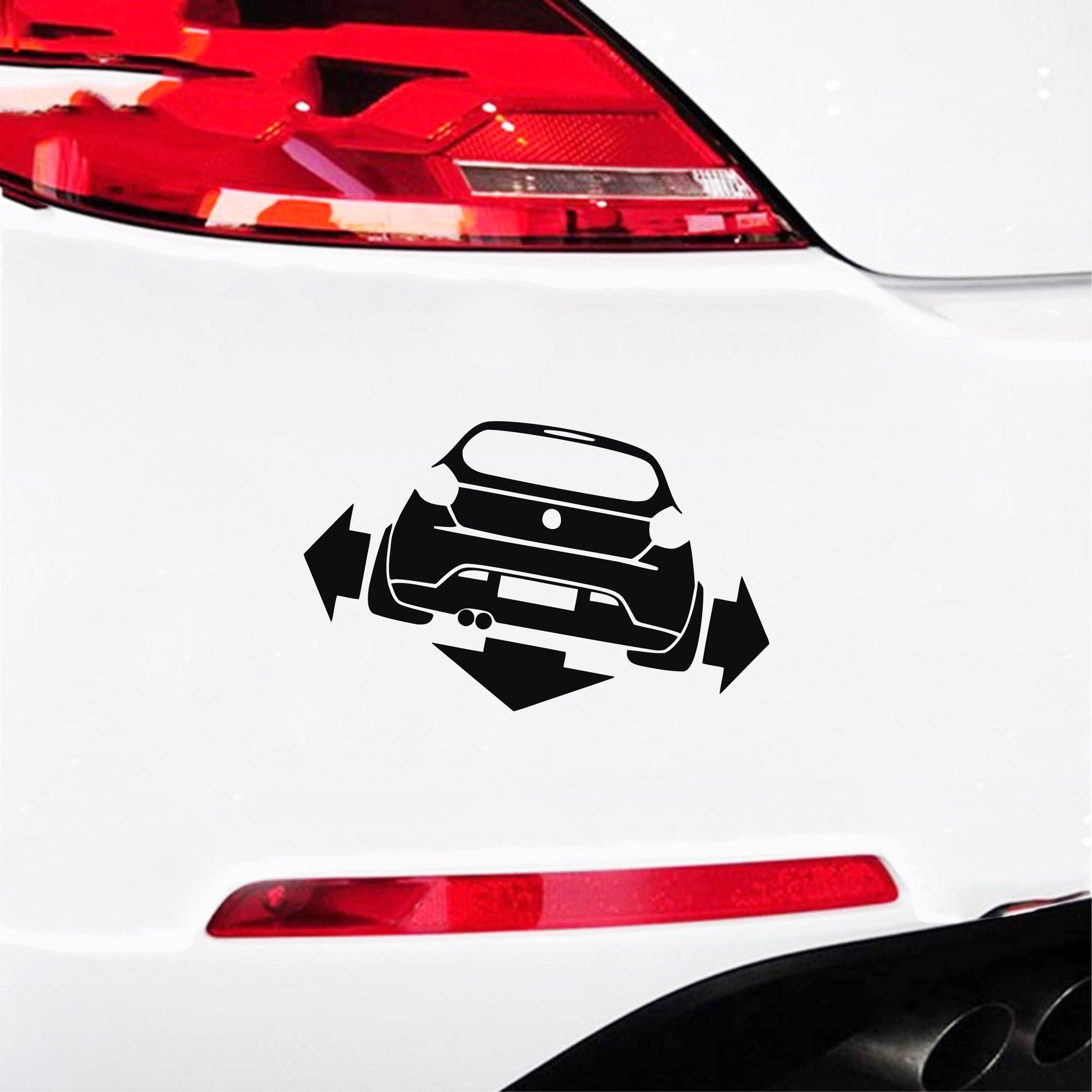 erreinge Sticker Compatible For Fiat Stilo Down Out Dub Jdm Tuning In