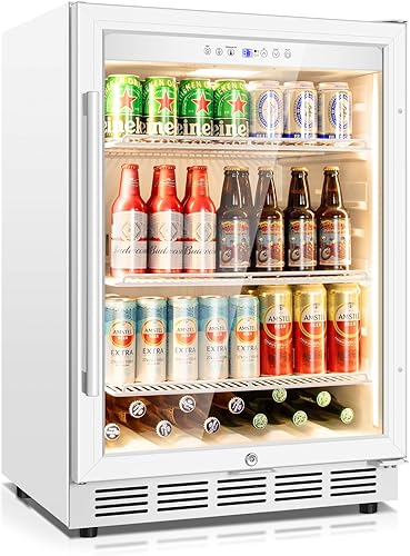 Miniatura 19 de Tylza Refrigerador de bebidas al aire libre de 3 cajones, 190 latas de 24 pulgadas, refrigerador de bebidas bajo encimera, impermeable, todo acero