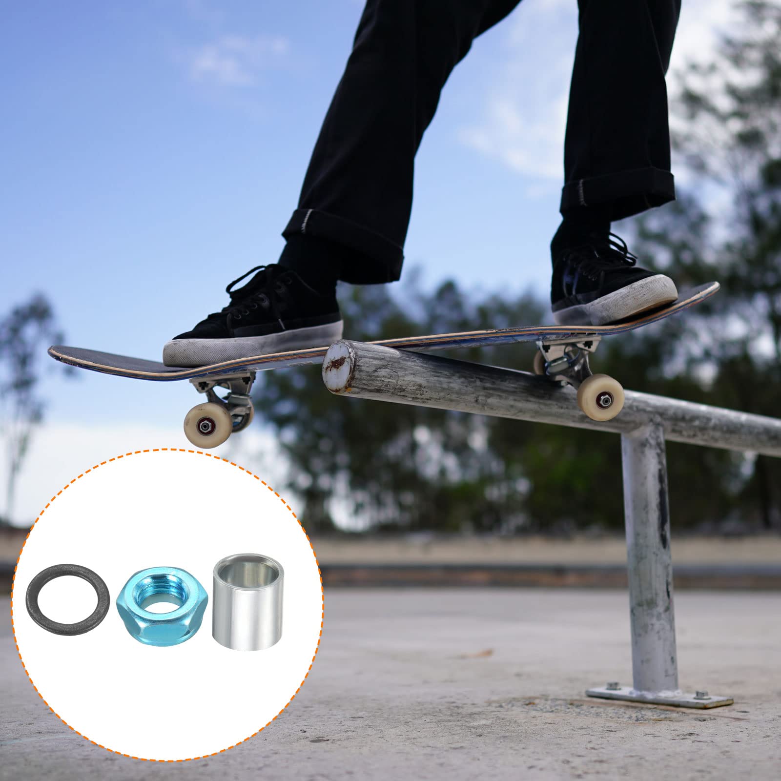 Skateboard Truck Hardware Kit - Replace & Modify -5