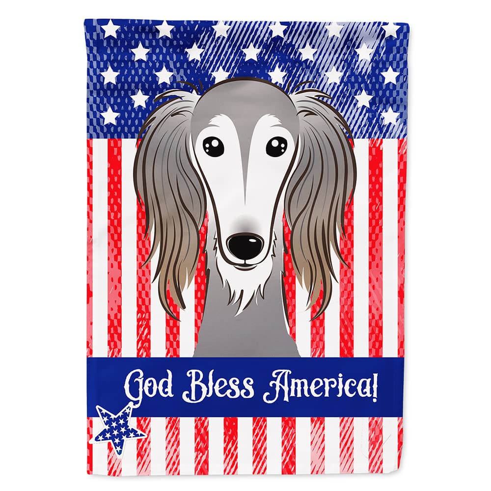 Saluki Flag Canvas Caroline's Treasures BB2159CHF - Grand drapeau de maison multicolore