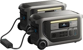 Anker SOLIX F3000 Portable Power Station with Double Voltage Hub, 6kWh, 120/240V Output, 6,000W Recharging, Solar Generators for Home Use, Power Outages, Camping, RVs, and Emergencies