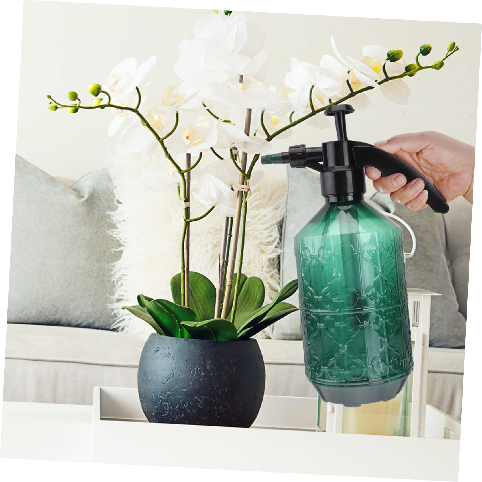 POPETPOP 2pièces Arrosoir à Pression Acier Vaporisateur De Jardinage pour Intérieur Et Extérieur Outil Arrosage Et Portable