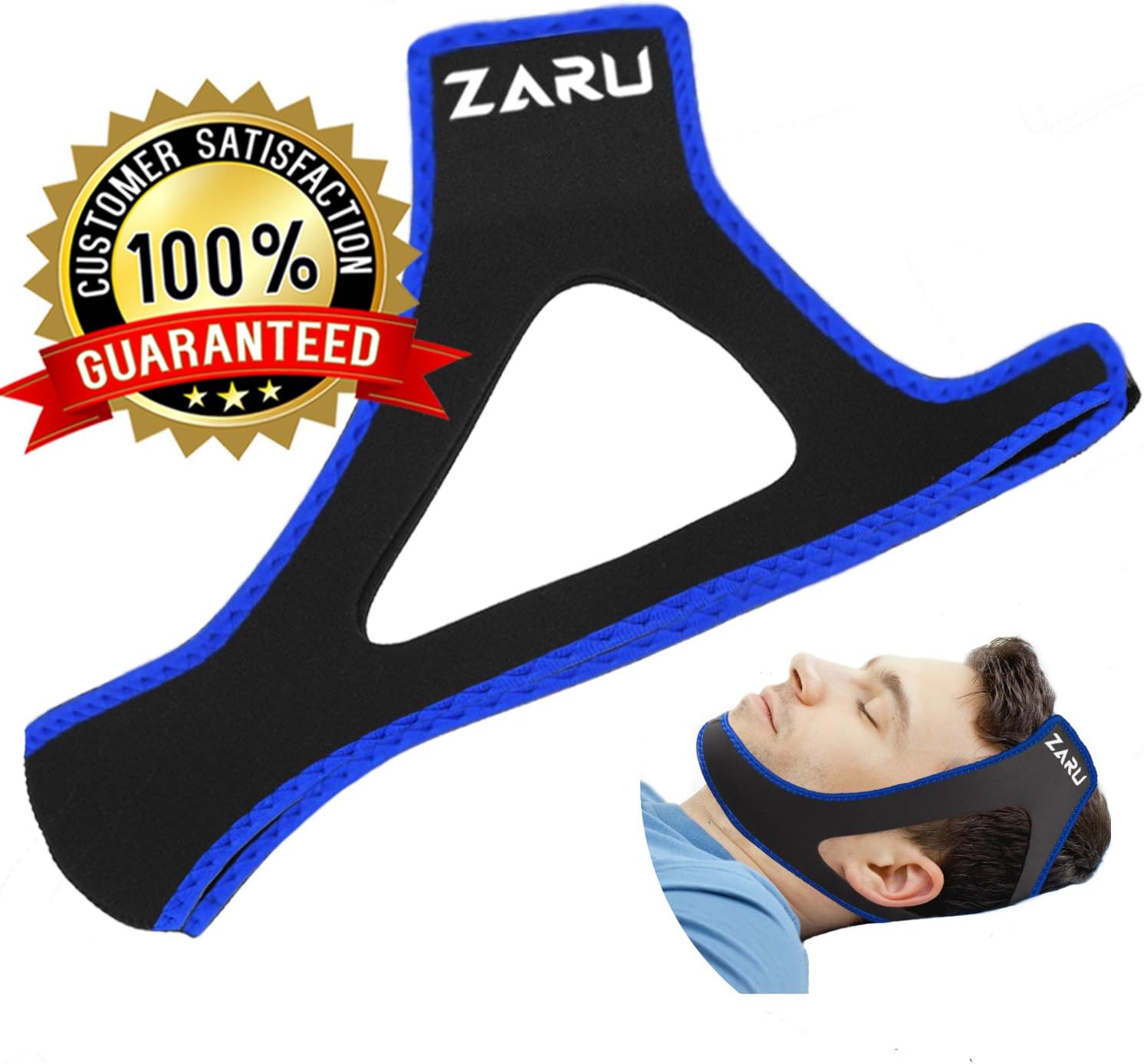 Premium Anti Snore Chin Strap [2019 Upgraded Version] - Advanced Snoring Solution Scientifically Designed to Stop Snoring Naturally and Give You The Best Sleep of Your Life!