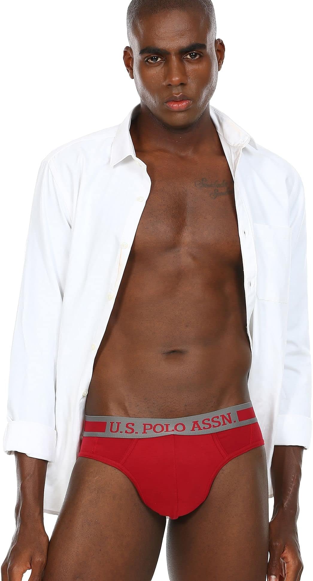 U.S. POLO ASSN. Men's I100 Ultra Soft Supima Cotton Premium Briefs - Pack of 1