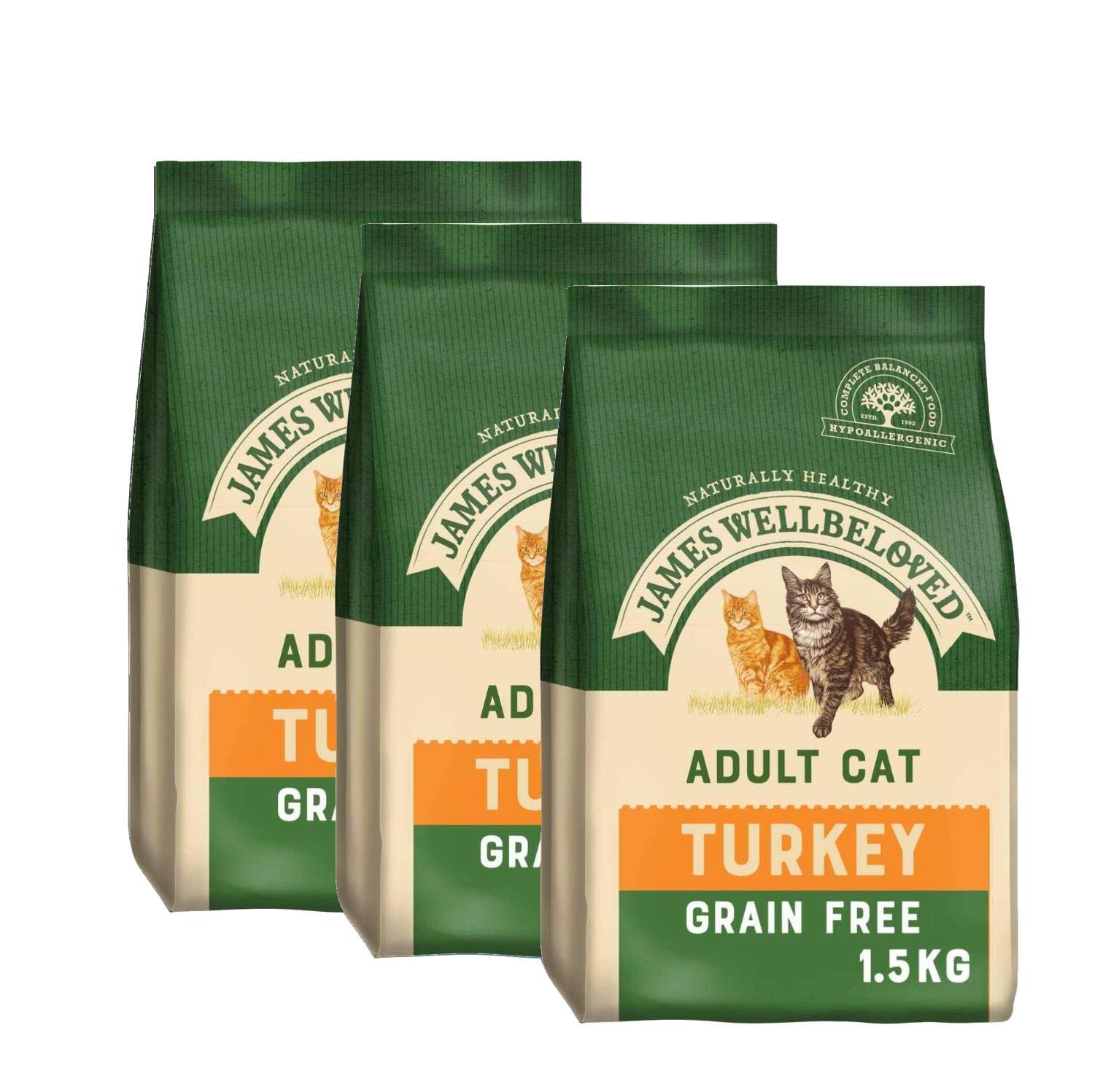 Adult Turkey & Veg Grain Free Dry Cat Food