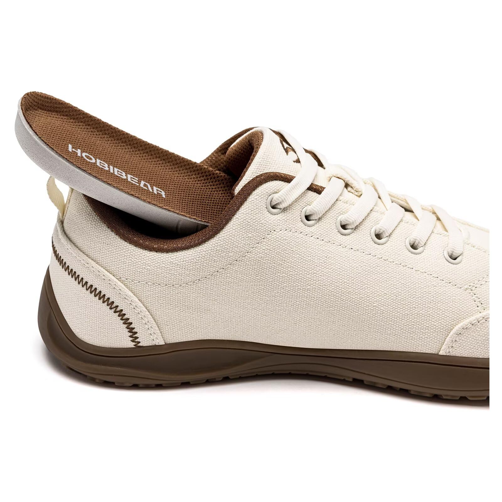 HOBIBEAR Zapatos Barefoot para Hombre y Mujer Punta Ancha Minimalistas Unisex de Lona Antideslizantes para Caminar