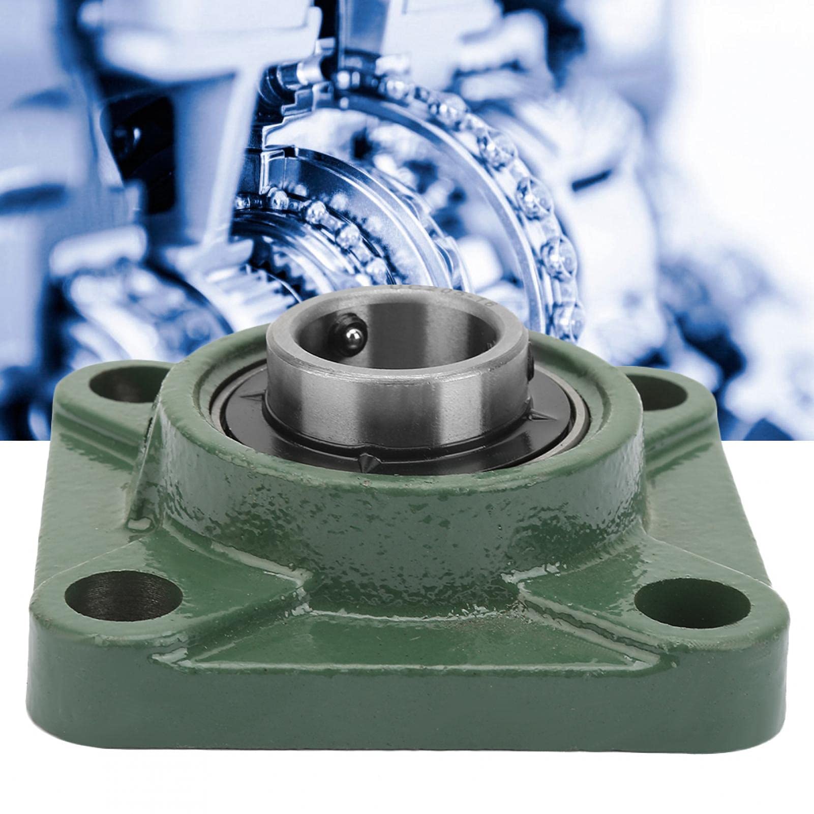 2 Cuscinetti A Flangia Quadrata UCF205-16 – Doppie Guarnizioni – JSB Great Bearings