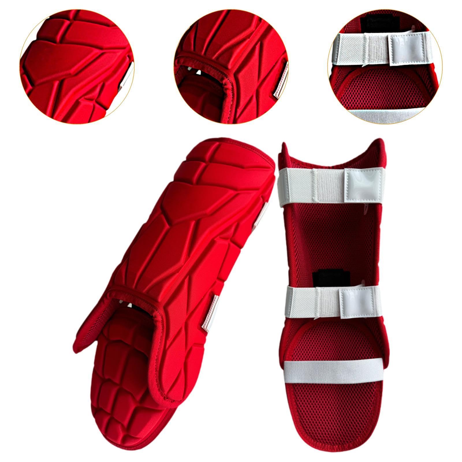Perfeclan Protectores de piernas de béisbol y Softbol Protectores de pies para Adultos protección en Deportes multifunción cómodo Protector ergonómico Ajustable