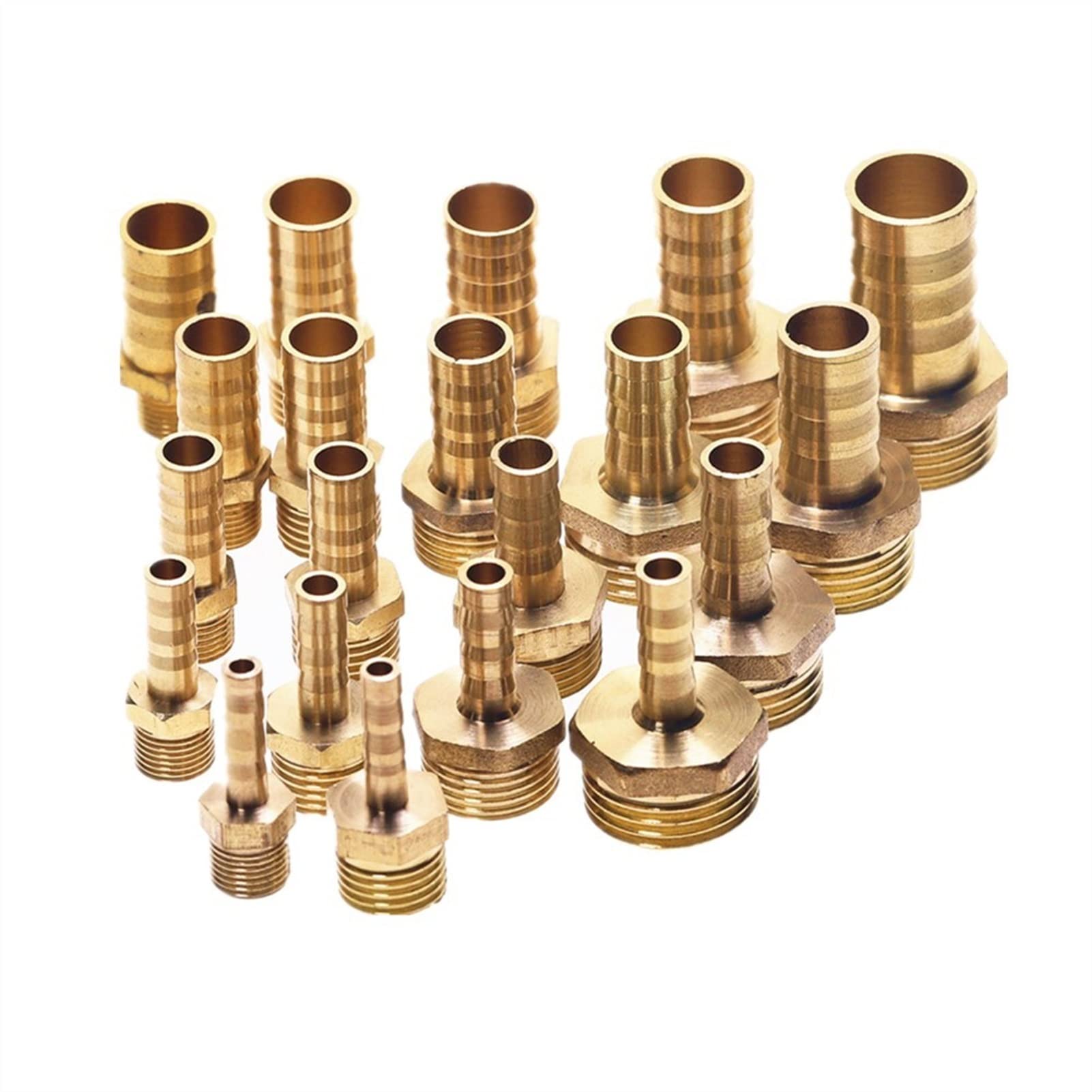 TMP1105 Brass Pipe Fitting Hose Barb Tail, BSP Male Connector Joint Copper Pipe Coupler Adapter Gas Joint (Size : 10mm Bard, Thread Specification : 3/8Inch)