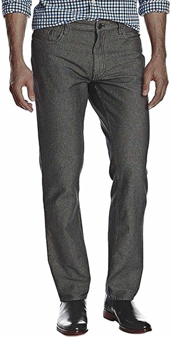 Amazon.com: Calvin Klein Jeans Herringbone Slim Straight Pant para hombre,  Straight, 30\