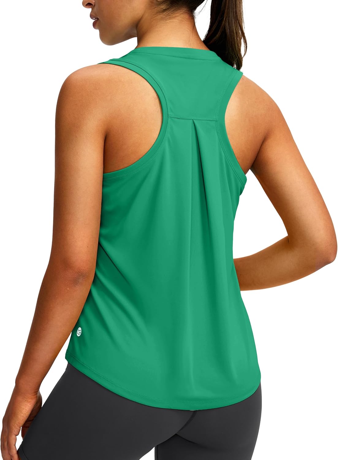 Women's Workout Tops Racerback Athletic Tank Tops Sleeveless Loose Fit Yoga Running Gym Shirts for Women