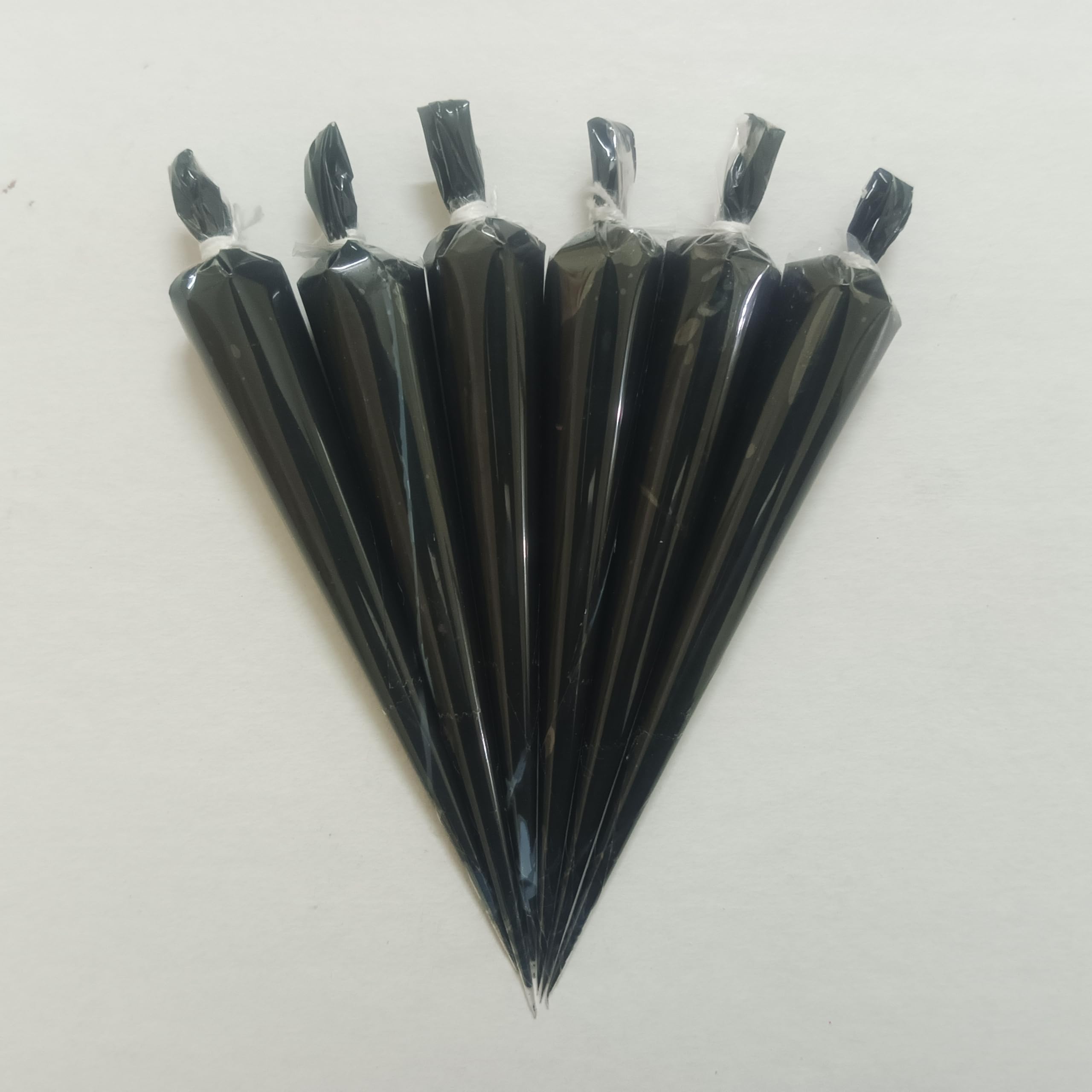 Premium Black Ceramic Cones (Pack of 6) | Arts & Crafts Supplies for Lippan Art, DIY Home Decor, Painting, Sculpting & Creative Craft Projects (Black)-image-22