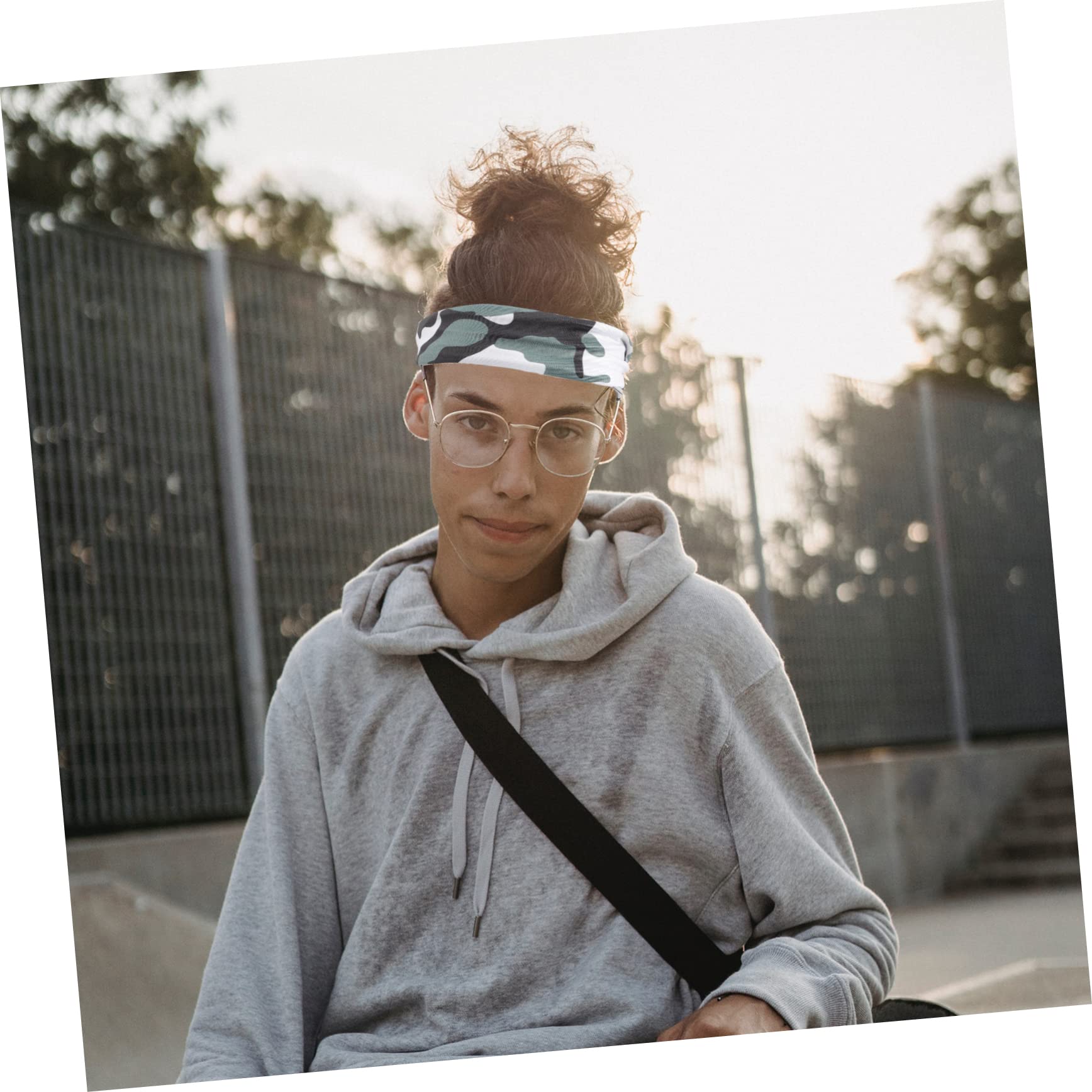 SUPVOX Bandeau De Sueur Bandeau Bandeaux Bandeau avec Clips Vert Bandeau Hommes Bandeau Cheveux Bande Bandeau Sport Bandana Bandeaux Sueur Bandeau Hommes Athlétique Bandeau Polyester