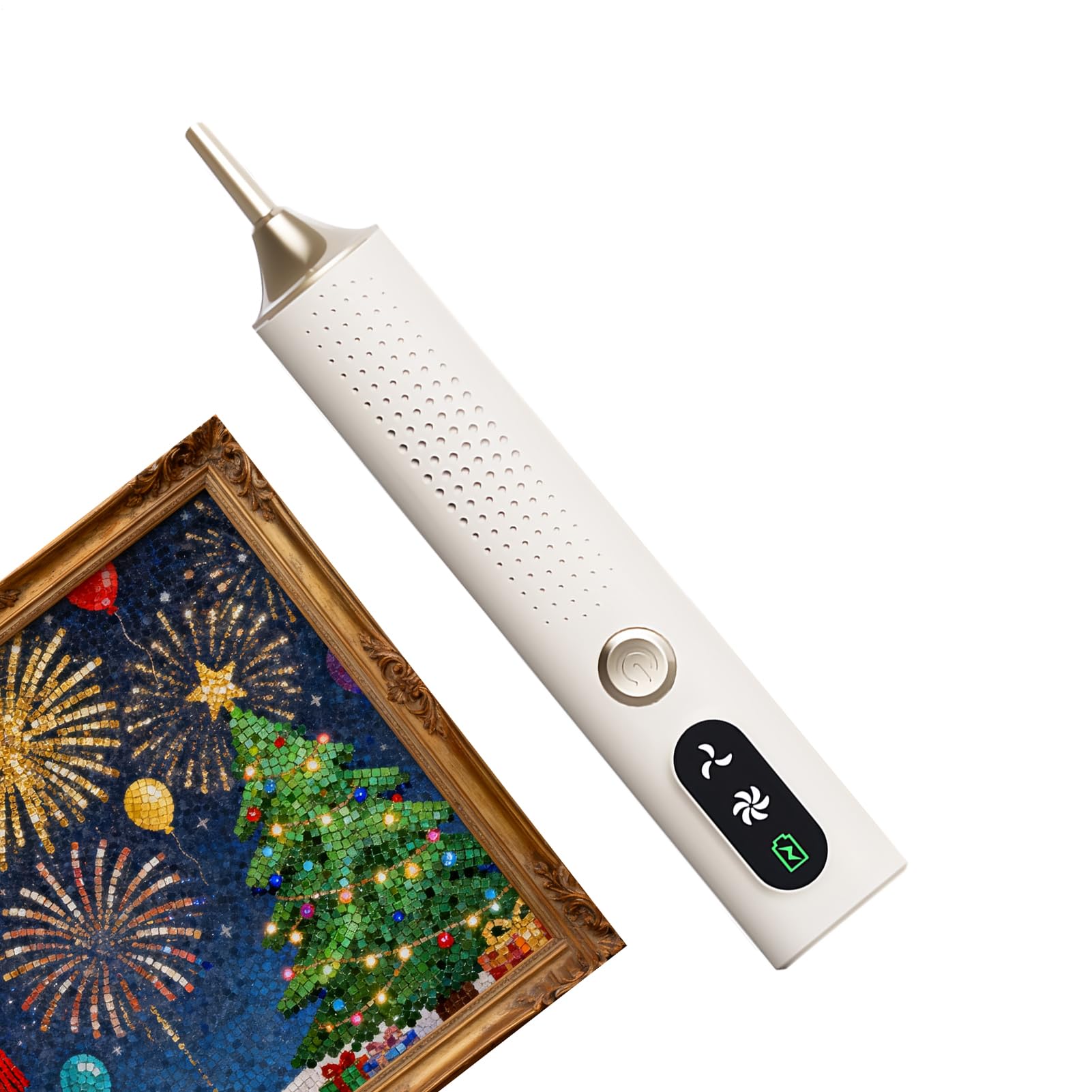 Stylo électrique pour peinture avec strass ergonomique contre la fatigue