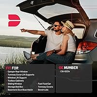 Vista 41 de BDFHYK C16-17796 20 inch 110Lbs/490N Gas Struts Shocks Lift Support for are Leer Camper Shell Topper Rear Window, Truck Bed Cover, Cabinet lid Door