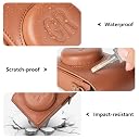 kinokoo PU Leather Case Bag Tailored for Ricoh GR/GR II/GR III, Protective Carrying Bag-Brown gallery image