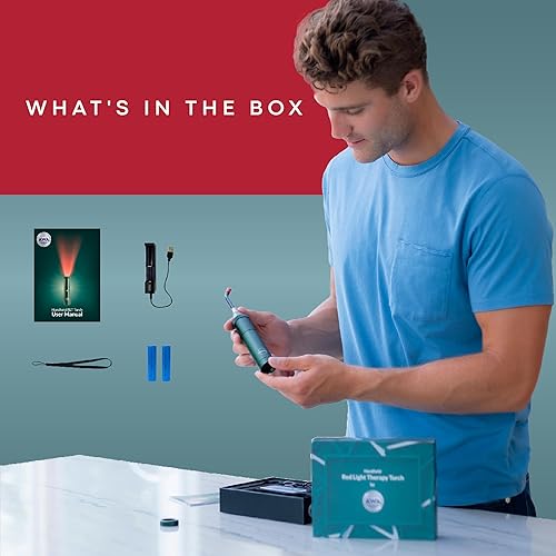 Miniatura 4 de AWA - Dispositivo de terapia de luz roja para herpes labial, dispositivo de terapia de luz infrarroja para dolor frío, tratamiento de ampollas de