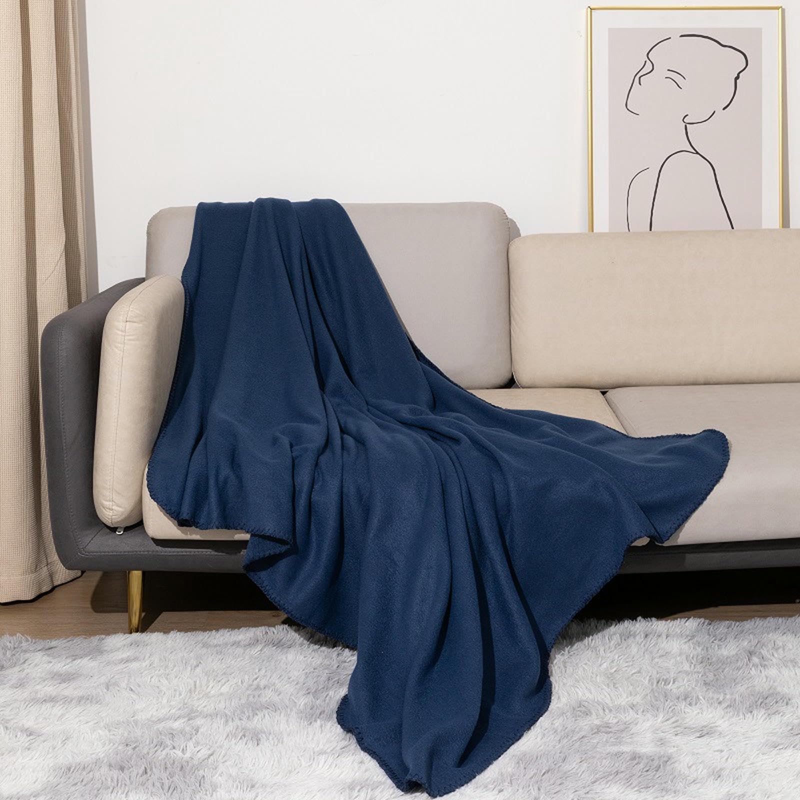 Wohndecke Decke Feste Farbe Polar Fleece Yoga Herbst- Und Winter -wollsofa