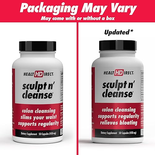 Vista 9 de HEALTH DIRECT Sculpt n' Cleanse - Limpieza de colon a base de hierbas para la salud digestiva y regularidad - Suplemento de desintoxicación natural