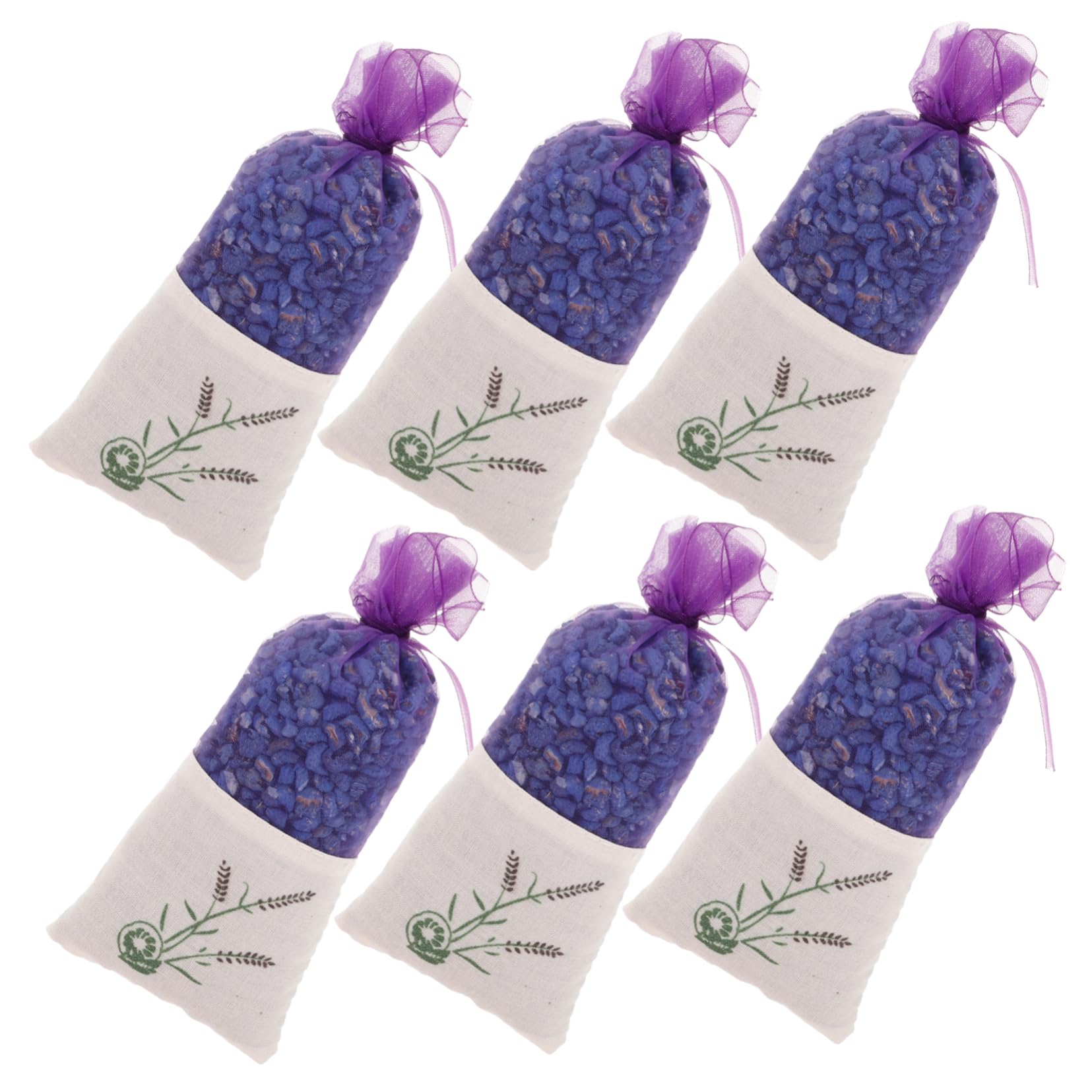 Buste Profumate Sachet Bag 6 Pezzi in Mesh Minerali | Profumo Duraturo, Elimina Odori, per Cassetti e Armadi, Formato Compatto per Uso Domestico
