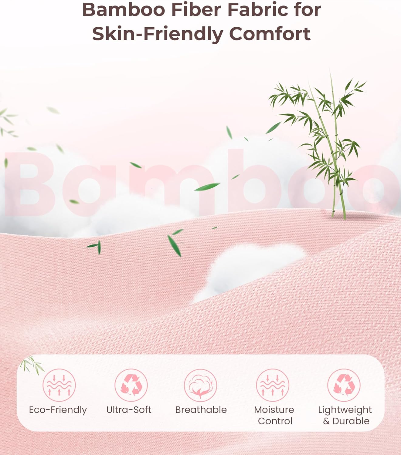 MUSICOZY Bamboo 3D Bluetooth Sleep Mask Headphones, Ultra-Soft Bamboo Fiber Wireless Sleep Headphones, Ultra-Thin Speakers, Double-Layer Detachable Eye Mask for Side Sleepers, Gifts for Men Women