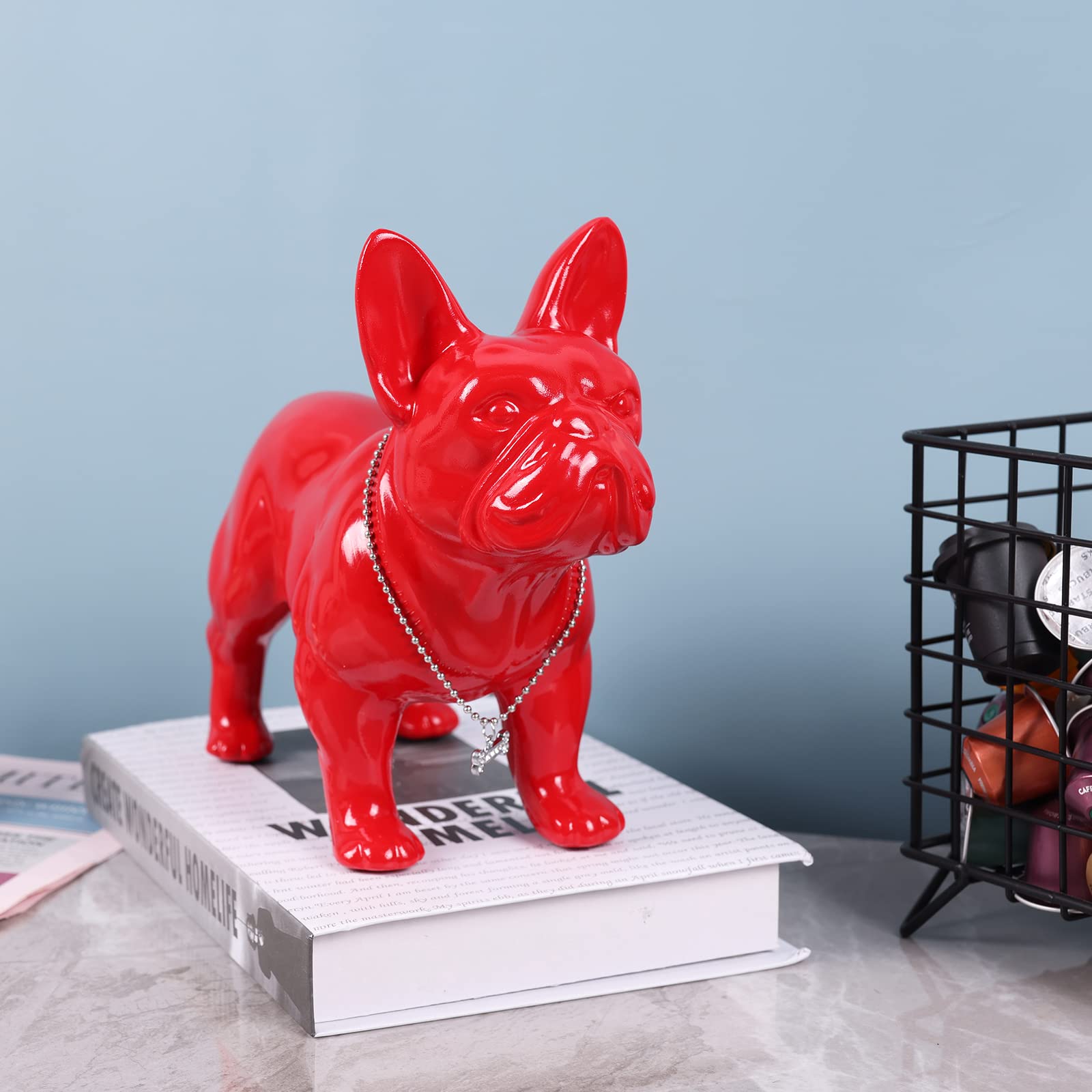 Xlmoebel Skulptur Dekorative Figur Statue Skulptur 35 Cm - Bulldogge