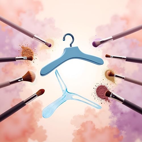 Miniatura 8 de Plantillas de modelado de cejas portátiles azules Kit de plantillas de guía de cejas de maquillaje herramienta de bricolaje Color de la ceja