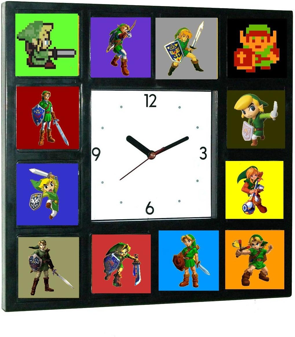 Limited Edition The Legend Of Zelda Link History tribute promo Clock 12
