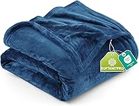 Vista 80 de Utopia Bedding - Manta de vellón de lujo, mullida, antiestática; manta de suave microfibra de 8.8 oz/yd² (300 g/m²) para sofá y cama; tamaño Gris