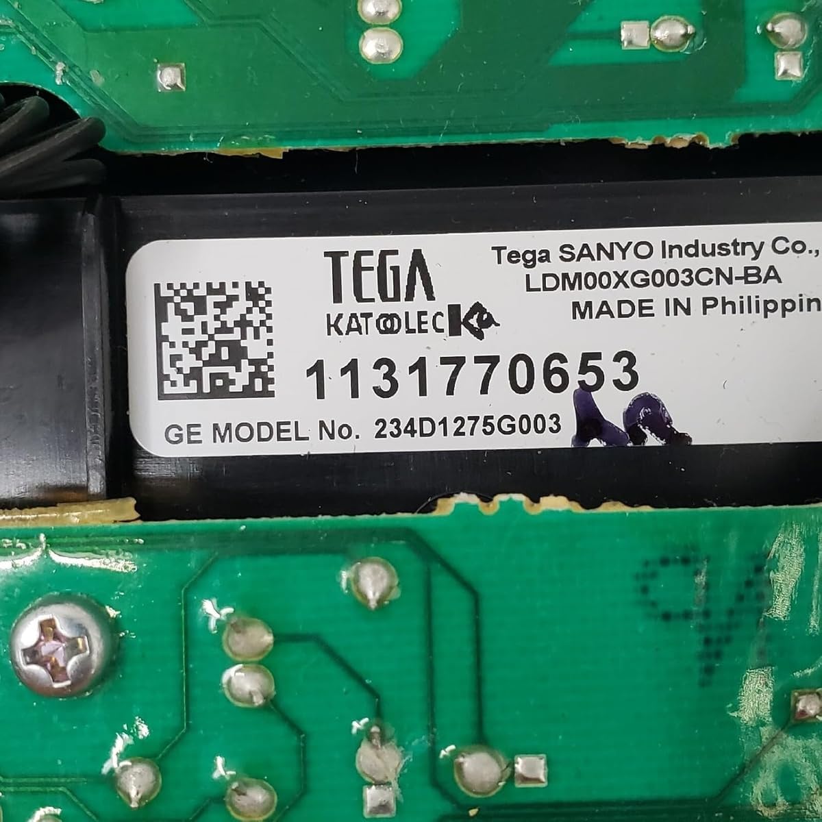 OEM Replacement for GE Dryer Control 234D1275G003