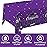 Gatherfun Graduation Party Decorations, Gongrats Grad Tablecover for Graduation Party Supplies, 3 pcs Purple Table Cloths, 54x108