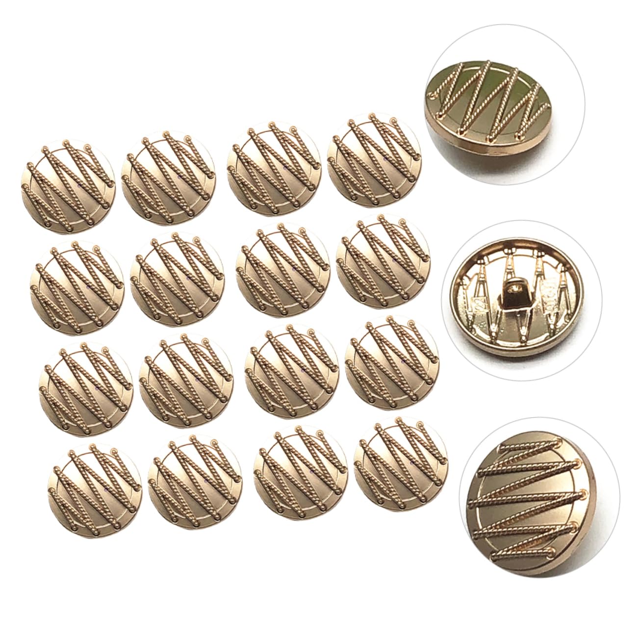 SHINEOFI 40pezzi Bottoni Lega Per Abbigliamento Decorativi Bottoni Per Cardigan e Cappotti Accessori Per Costume Opaco Per e Progetti Creativi