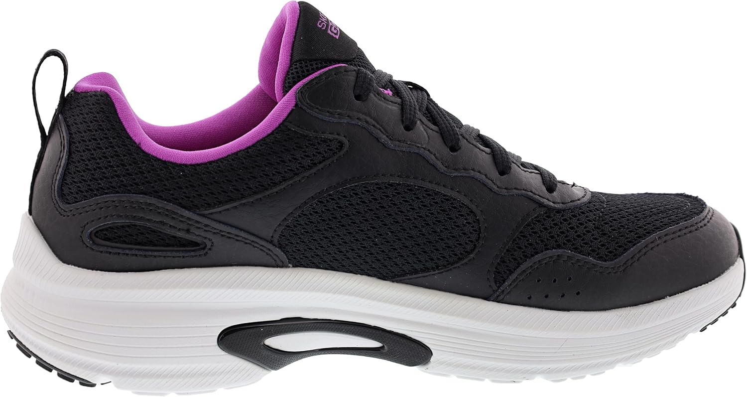 GO Run Arch Fit [128952BKPR] Women Running Shoes Black/Pink