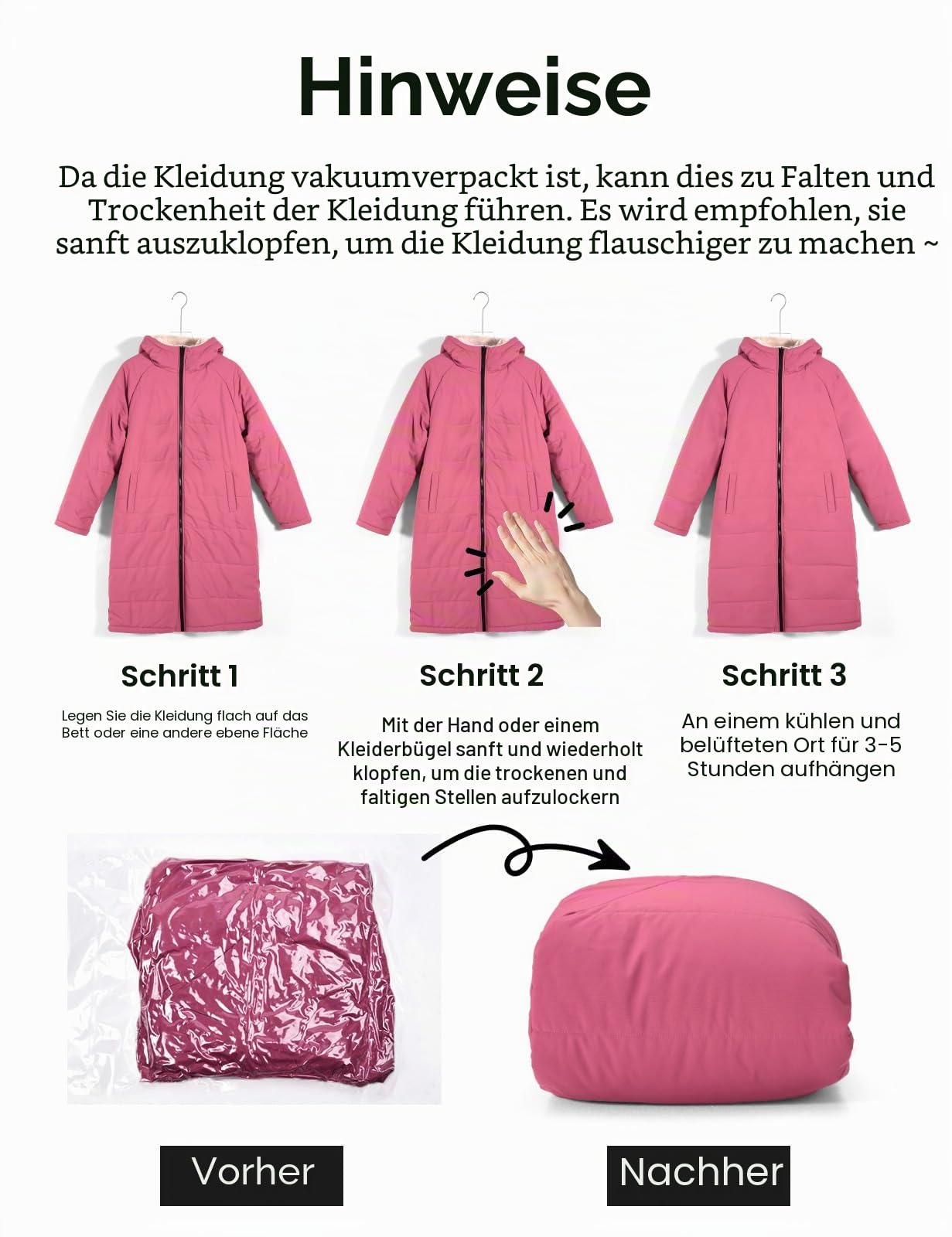 Tuopuda Damen Wintermäntel Lang Winterjacke Warm Winter Fleece Gefüttert Sweatjacke Jacke Mantel Parka Jacket mit Kapuze Teddyfleece Steppjacke Übergangsjacke Winterparka Steppmantel