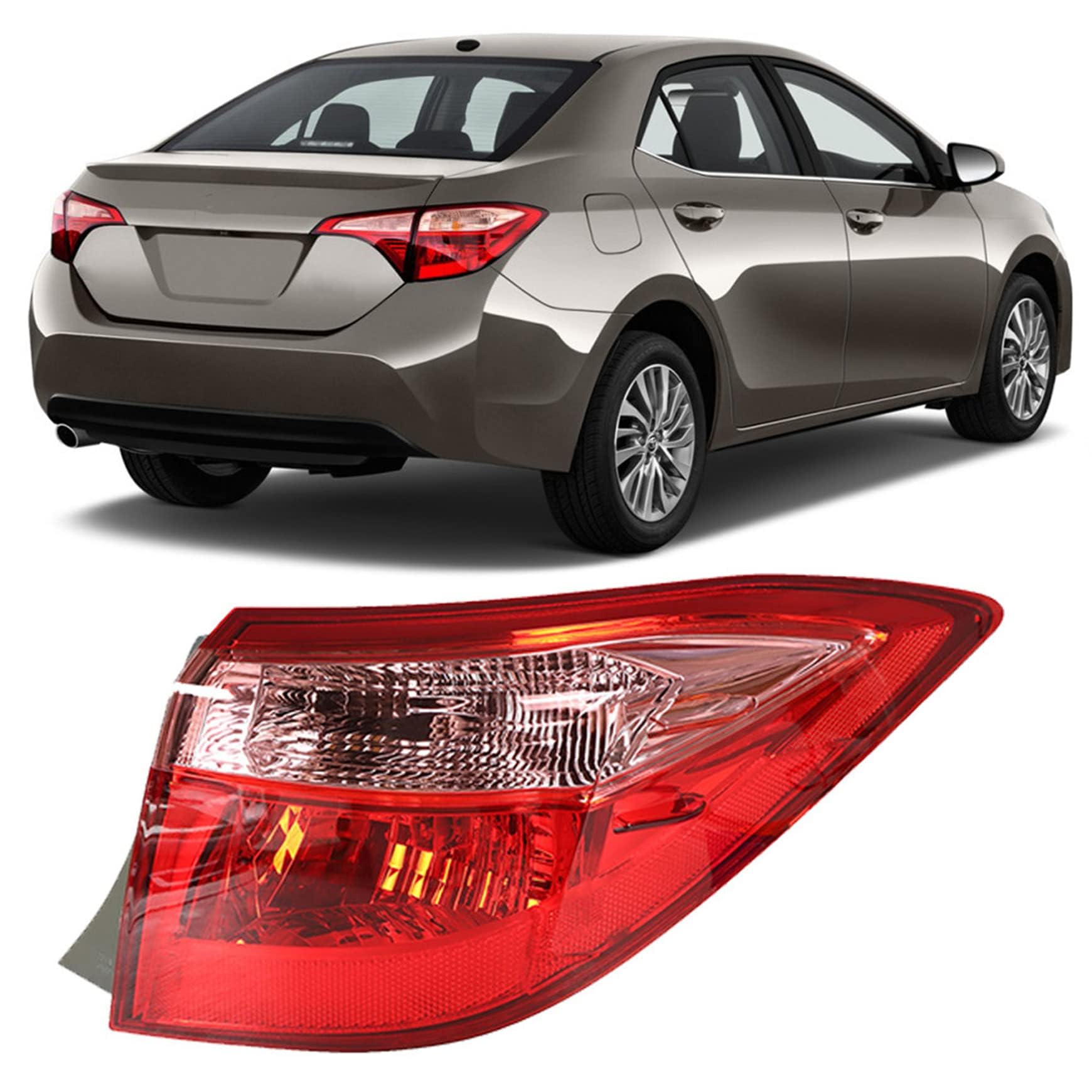 Amazon.com: Silscvtt Passenger Side Outer Tail Light Replacement