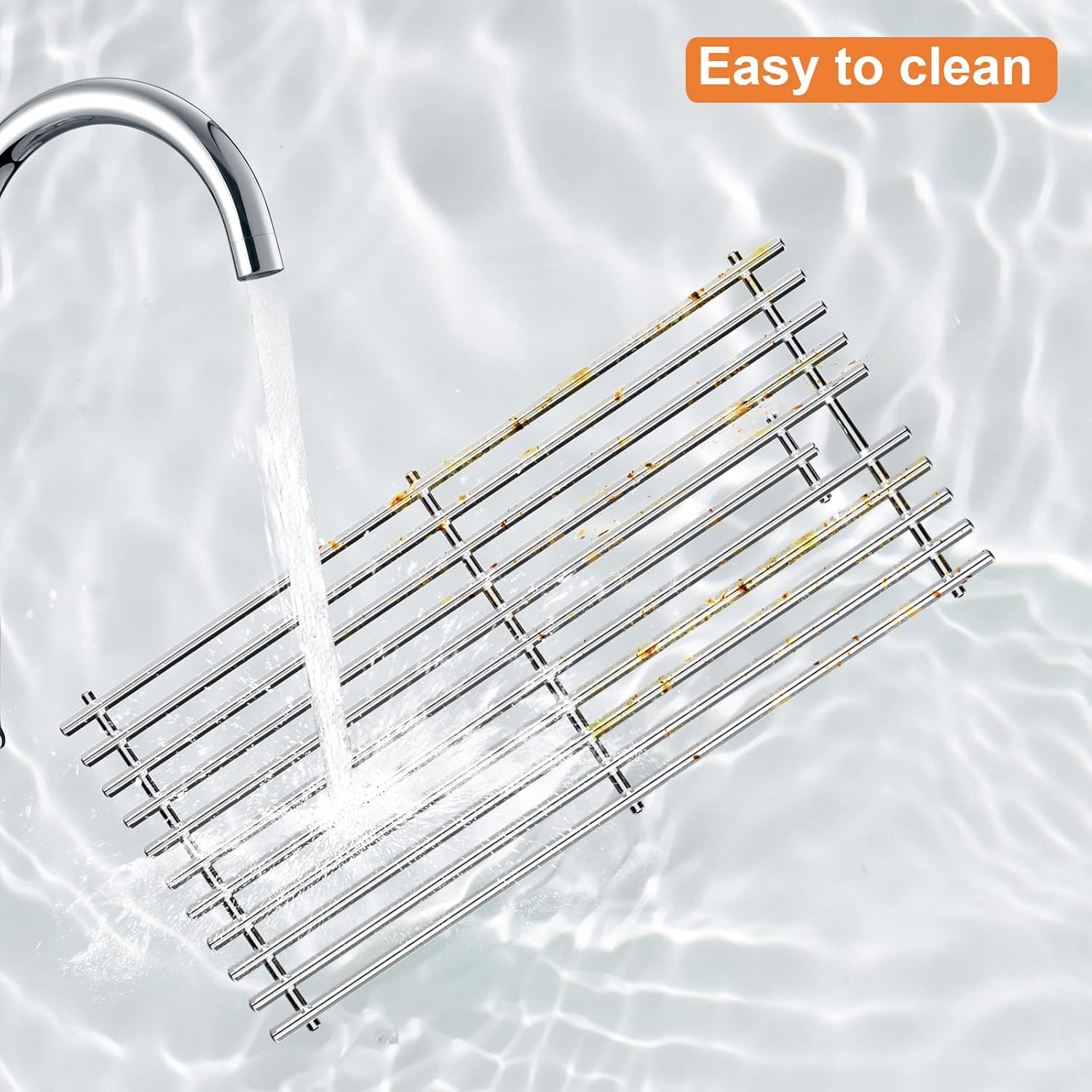 LS'BABQ Grill Cooking Grates for Blaze 3, 4, 5 Burner Grill, Grill Replacement Parts for RCS Grill Parts 32" Premier RJC32AL Summerset Sizzler Grill Grids BBQ Accessories, 4 Pack