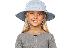 Kids Sun Hats for Fishing, Hiking & Safari
