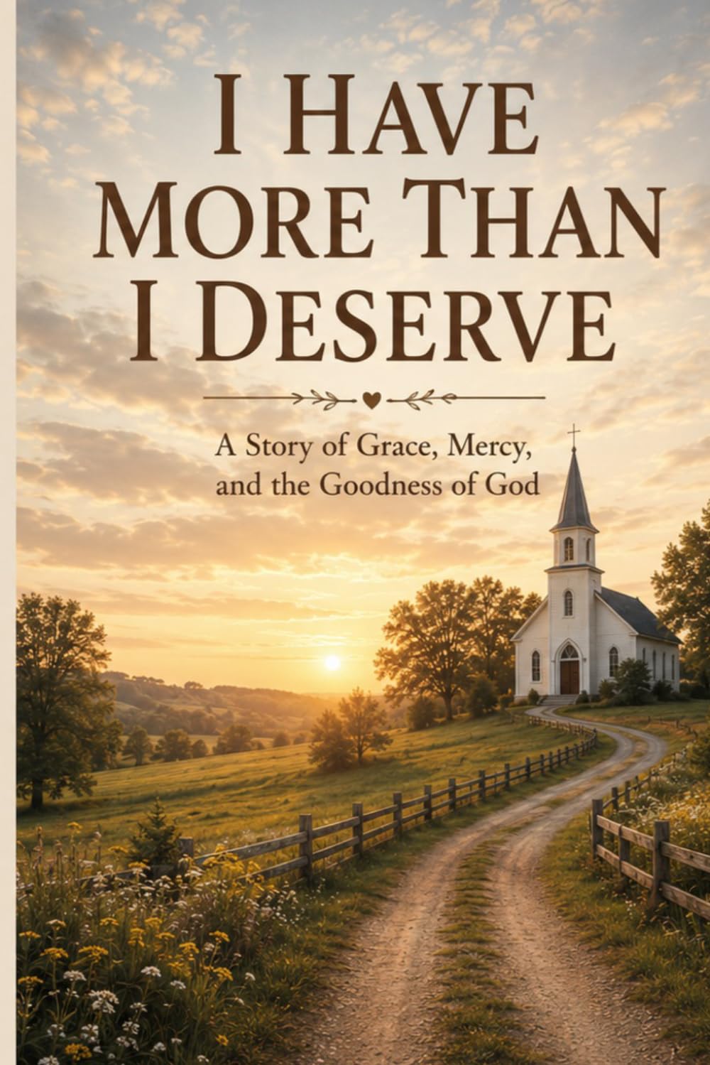 I Have More Than I Deserve: A life-tested journey through Grace, Mercy and Unfailing Love